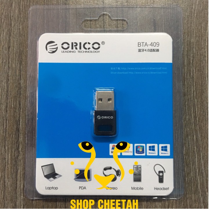 USB Bluetooth Orico BTA-409 – Chính Hãng Orico – Bluetooth 4.1/4.2/5.0 – Hỗ trợ máy tính kết nối Bluetooth với các thiết