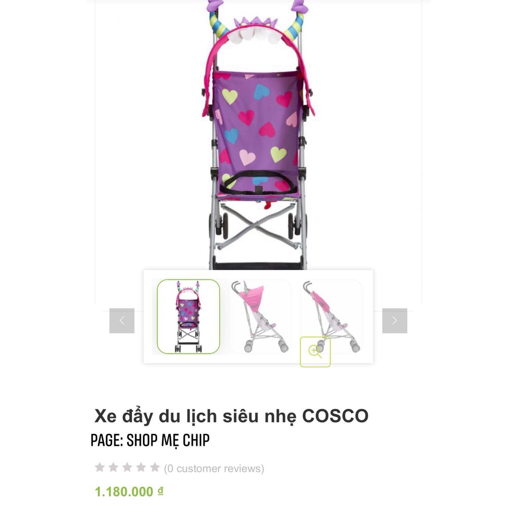 Xe Đẩy Du Lịch Siêu Nhẹ COSCO