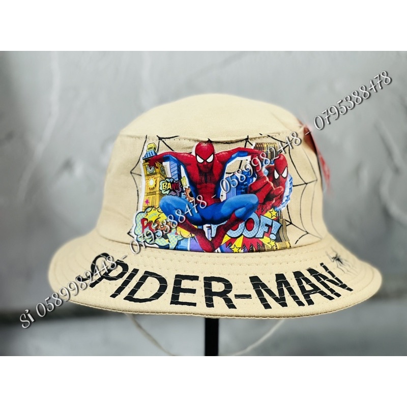 Mũ Vành Cho Bé Trai In Nhện 🕷 Cute Cho Bé 1tuổi đến 5t cute thời trang