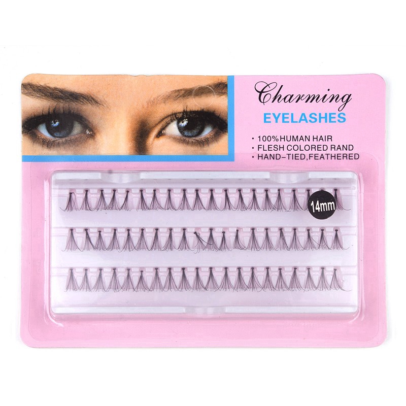 Lông Mi Giả Mềm Tự Nhiên Trang Điểm Chuyên Nghiệp Kích Thước 8 / 10 / 12 / 14mm