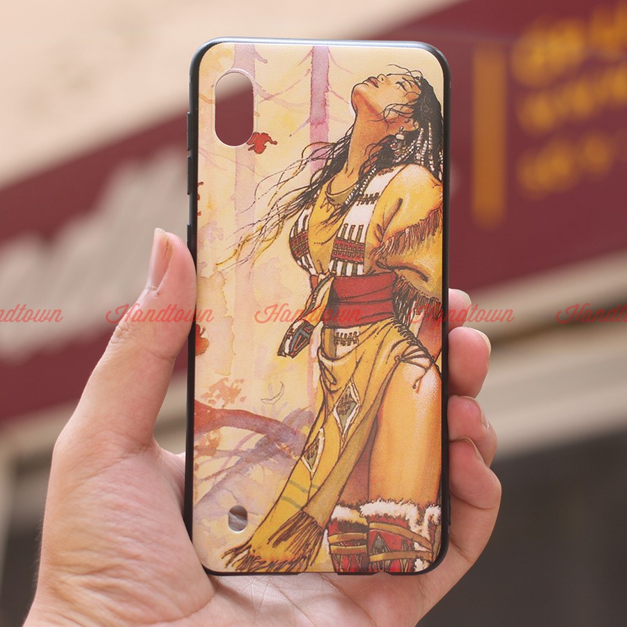 Ốp lưng Samsung Galaxy A10 dẻo đen in hình