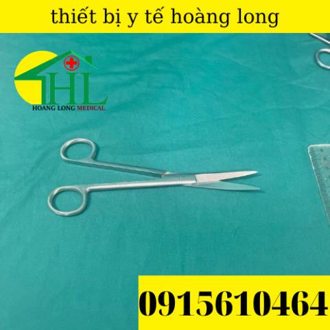 Kéo Y Tế Cong Nhọn 2 Đầu 18cm - Pakistan