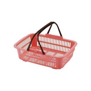 Rổ nhựa hình chữ nhật 2 quai của Nhật 35,5x29cm cao x13,5cm 360g K862