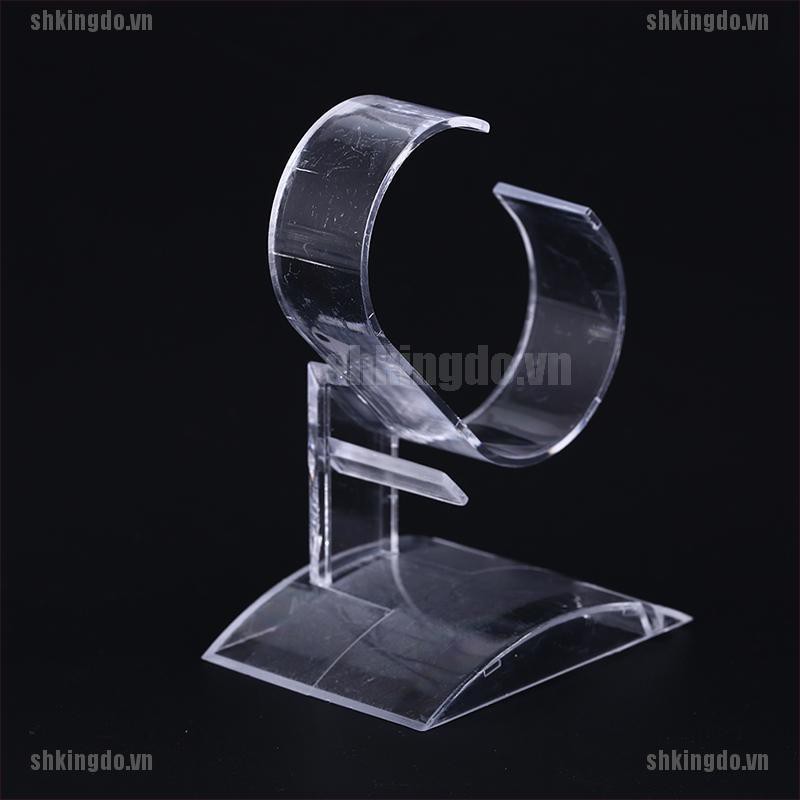 Giá đỡ đồng hồ bằng nhựa trong suốt trưng bày tiện dụng