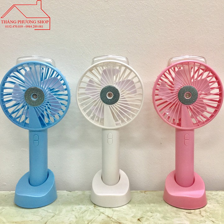 Quạt Phun Sương Tích Điện Cầm Tay - Để Bàn Mini F168 Chính Hãng | BigBuy360 - bigbuy360.vn