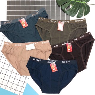 COMBO 5 QUẦN LÓT NAM PODY CAO CẤP (LƯNG BẢN NHỎ)