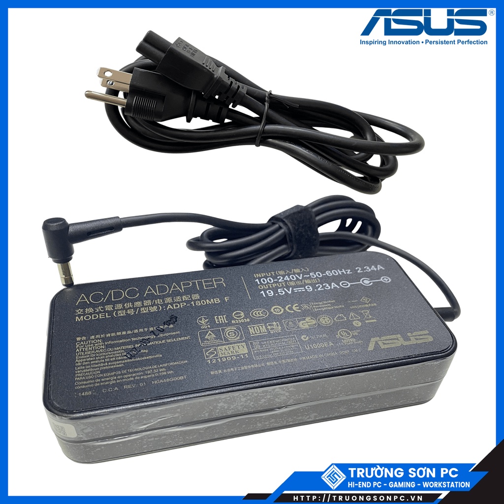 Sạc Laptop ASUS 180W 19.5V 9.23A ROGGL552JX GL552VL GL552VW GL552VX | Sạc Zin Cao Cấp