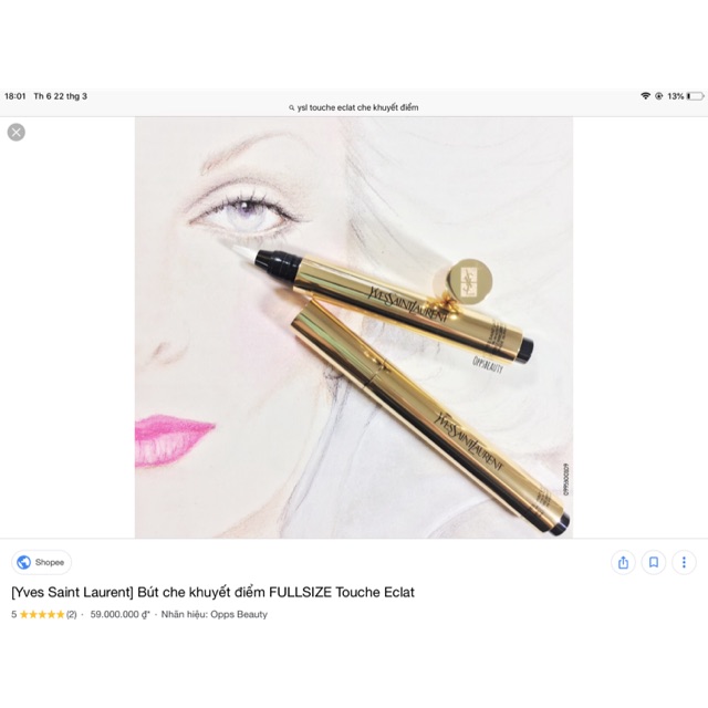 Che khuyết điểm YSL Touche Eclat