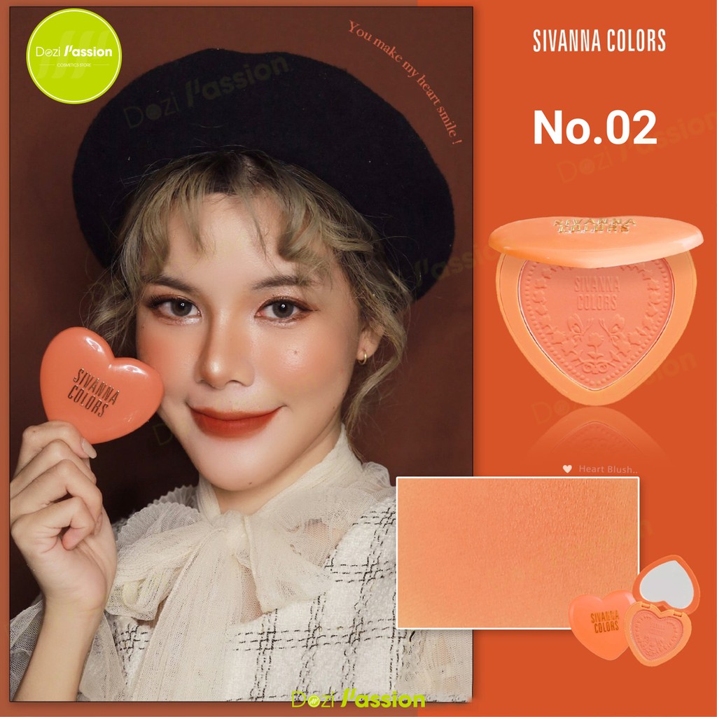 Phấn Má Sivanna Colors So Chic Long Lasting 16 House Blush Bền màu HF6025 (6g)