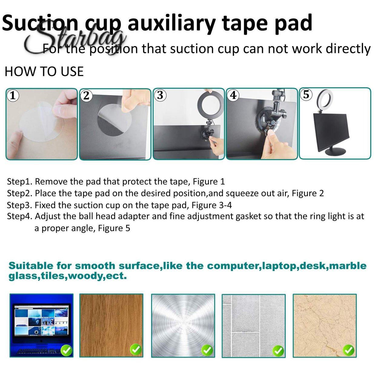 [star]Wire-controlled Suction Cup Beauty Light Video Conference Fill Light Computer | BigBuy360 - bigbuy360.vn