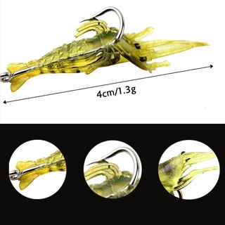 Mồi Tôm Giả Câu Cá Mềm 4cm / 1.3g