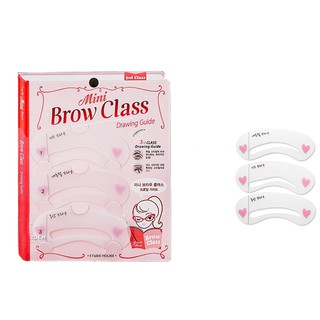 Bộ 3 khuôn kẻ mày Mini brow class drawing guide