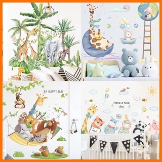 [NHIỀU MẪU] decal dán tường động vật, cây cối phong cách bắc âu