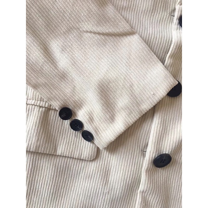 Áo khoác vest nhung hàng đẹp Quảng Châu