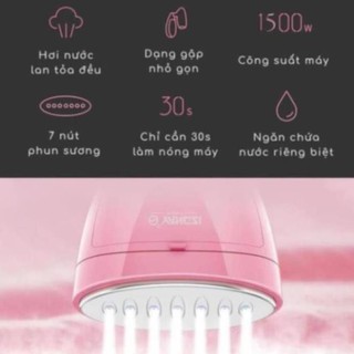 Bàn ủi hơi nước cầm tay gấp gọn, bàn là du lịch chính hãng Sokany bảo hành 24 tháng