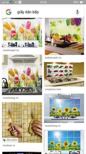 Set 3 miếng dán tường nhà bếp
