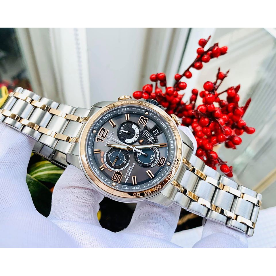 Đồng hồ NAM Citizen Chrono-Time A-T Radio Controlled BY0106-55H