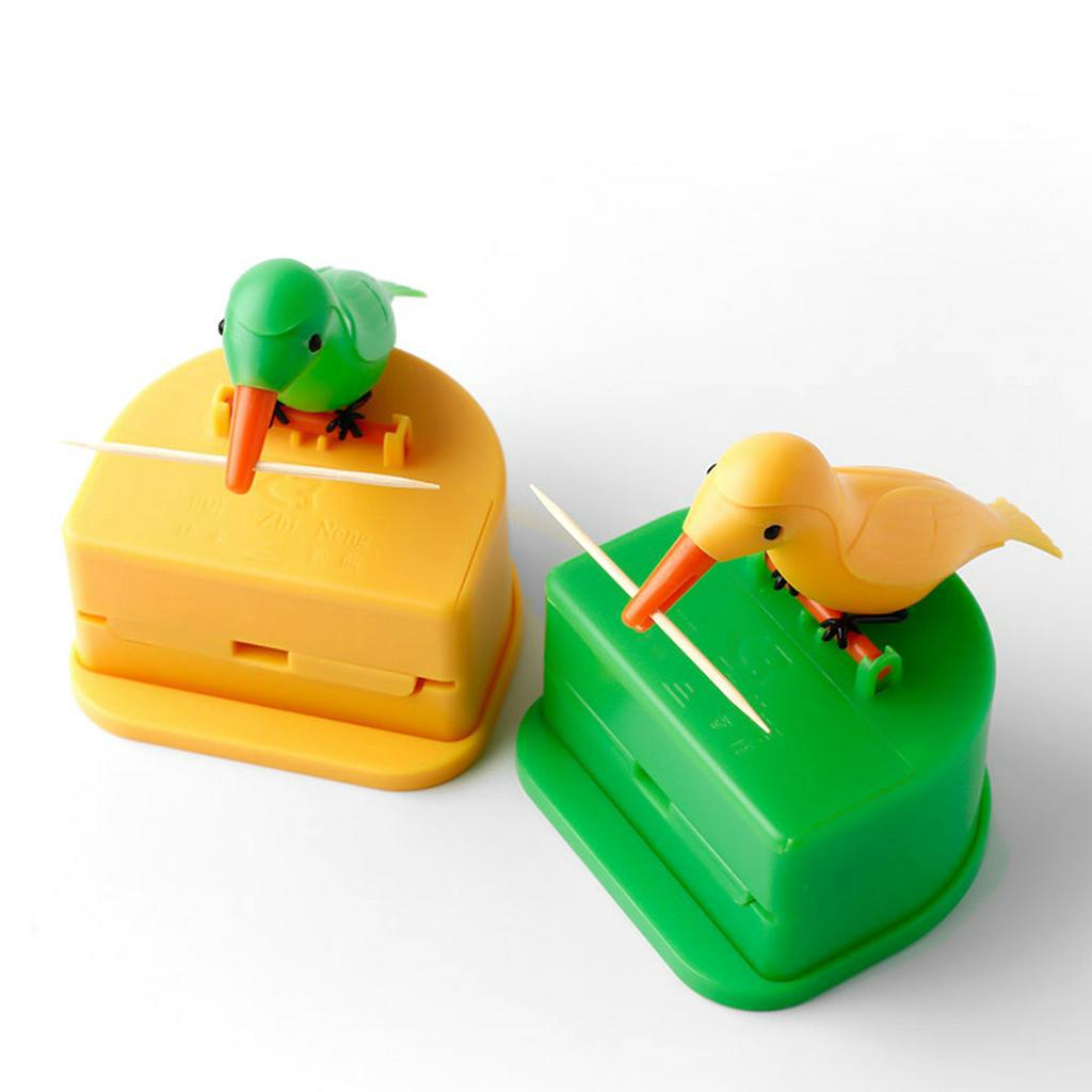 Hộp Đựng Tăm Xỉa Răng Tự Động Hình Chú Chim Dễ Thương