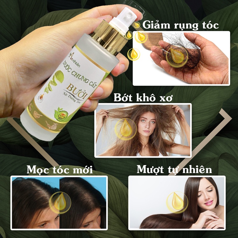 Tinh dầu bưởi dưỡng và kích thích mọc tóc Xịt bưởi dưỡng tóc An Nhiên