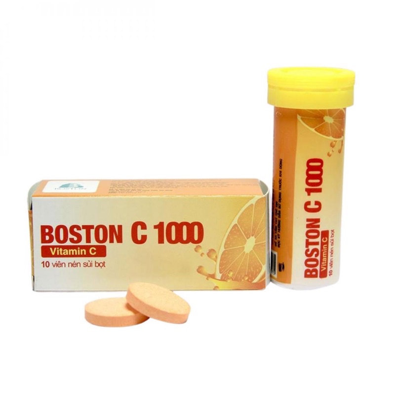 Vitamin C1000 Boston Tăng cường đề kháng -Hộp 10 viên