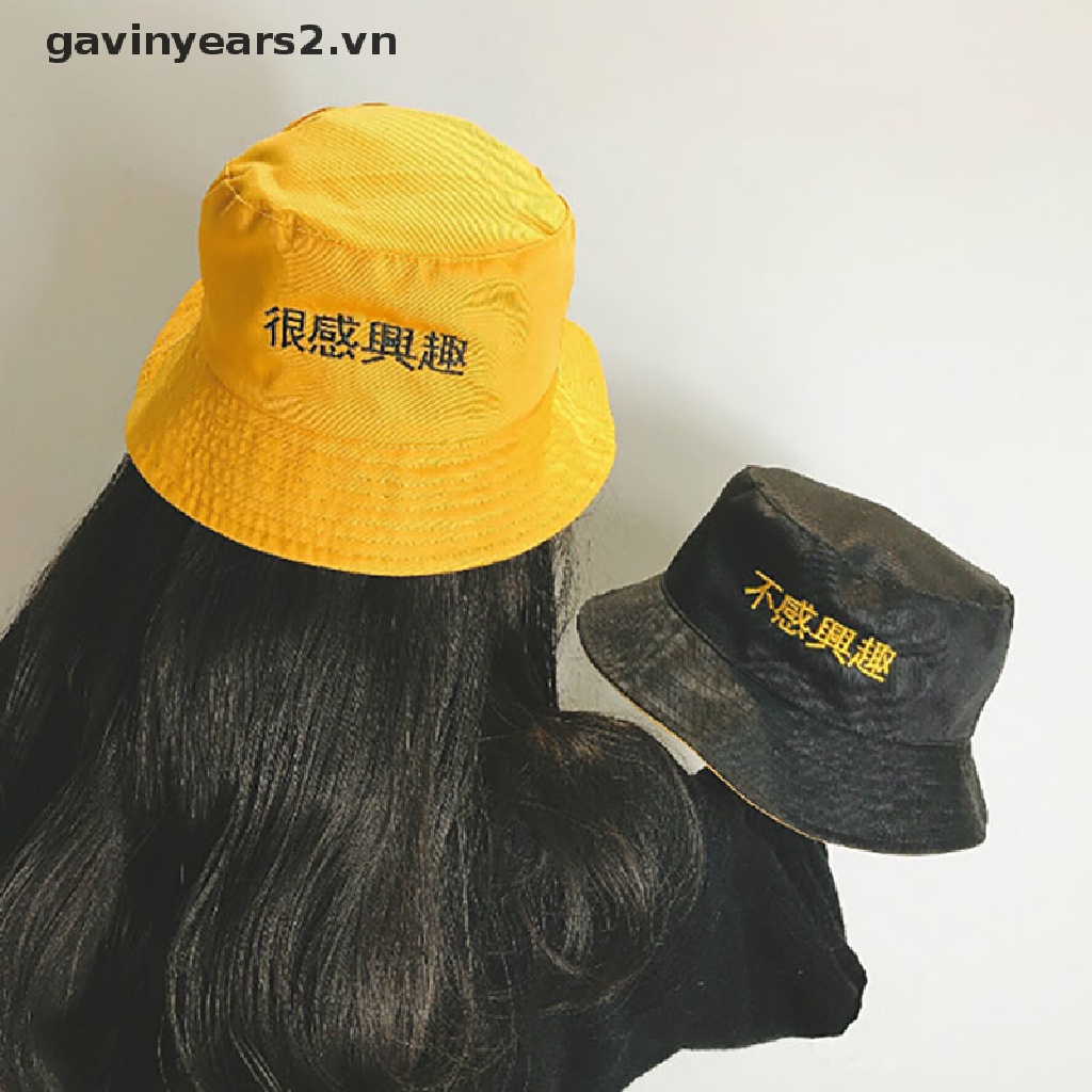 Mũ bucket 2 Mặt Thời Trang Mùa Hè Dành Cho Nam Và Nữ