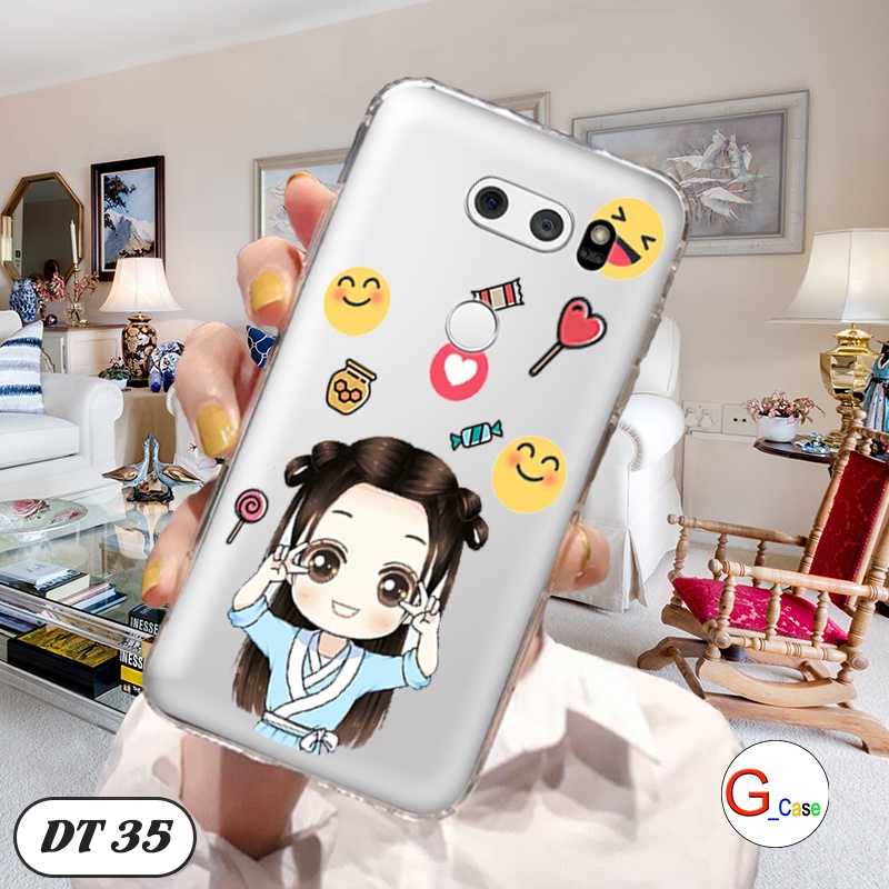 Ốp lưng điện thoại LG V30 dẻo trong in hình