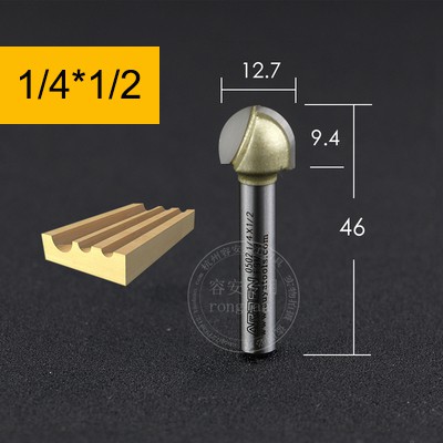 Mũi phay đào cốt 6.35 - Arden - Cove box bit