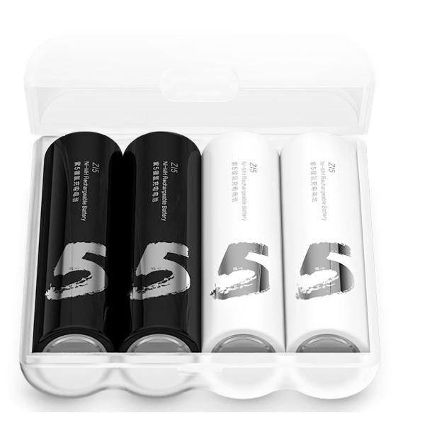 4 viên Pin tiểu sạc nhiều lần AA ,AAA Xiaomi Rechargeable Batteries ZI5 / ZI7