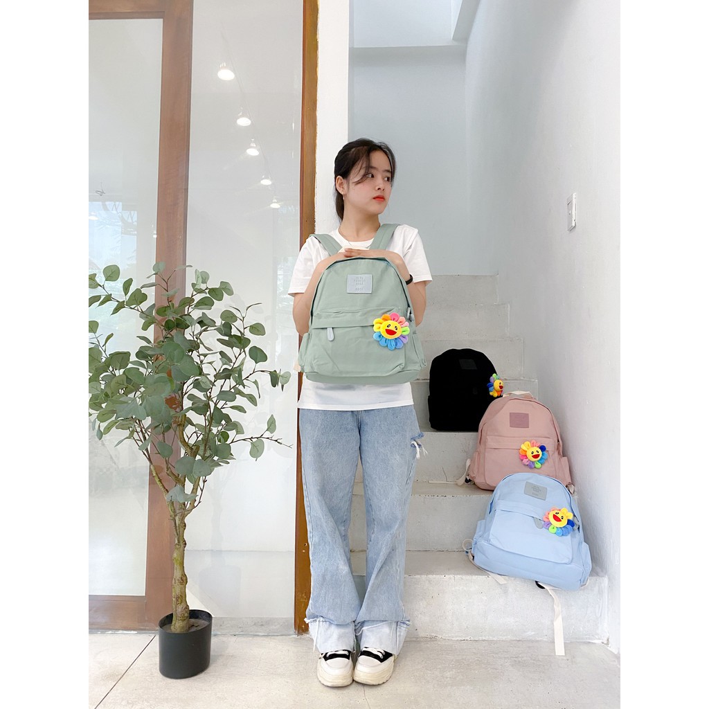 [Freeship+Hình thật] Balo nữ đi học Ulzzang thời trang vải bố canvas ♥️ ba lô nữ DIFA Fashion Bags M126