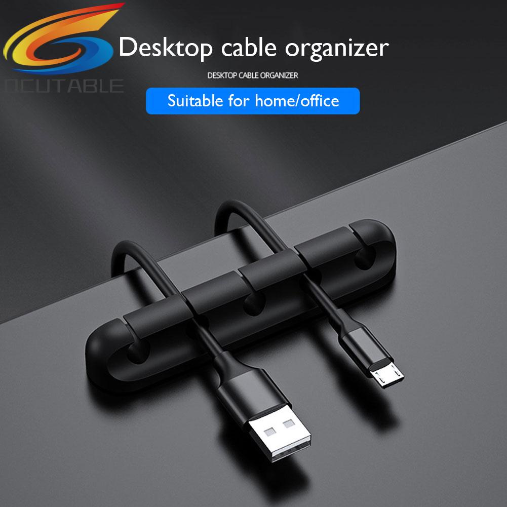 Kẹp silicon cố định dây cáp gọn gàng