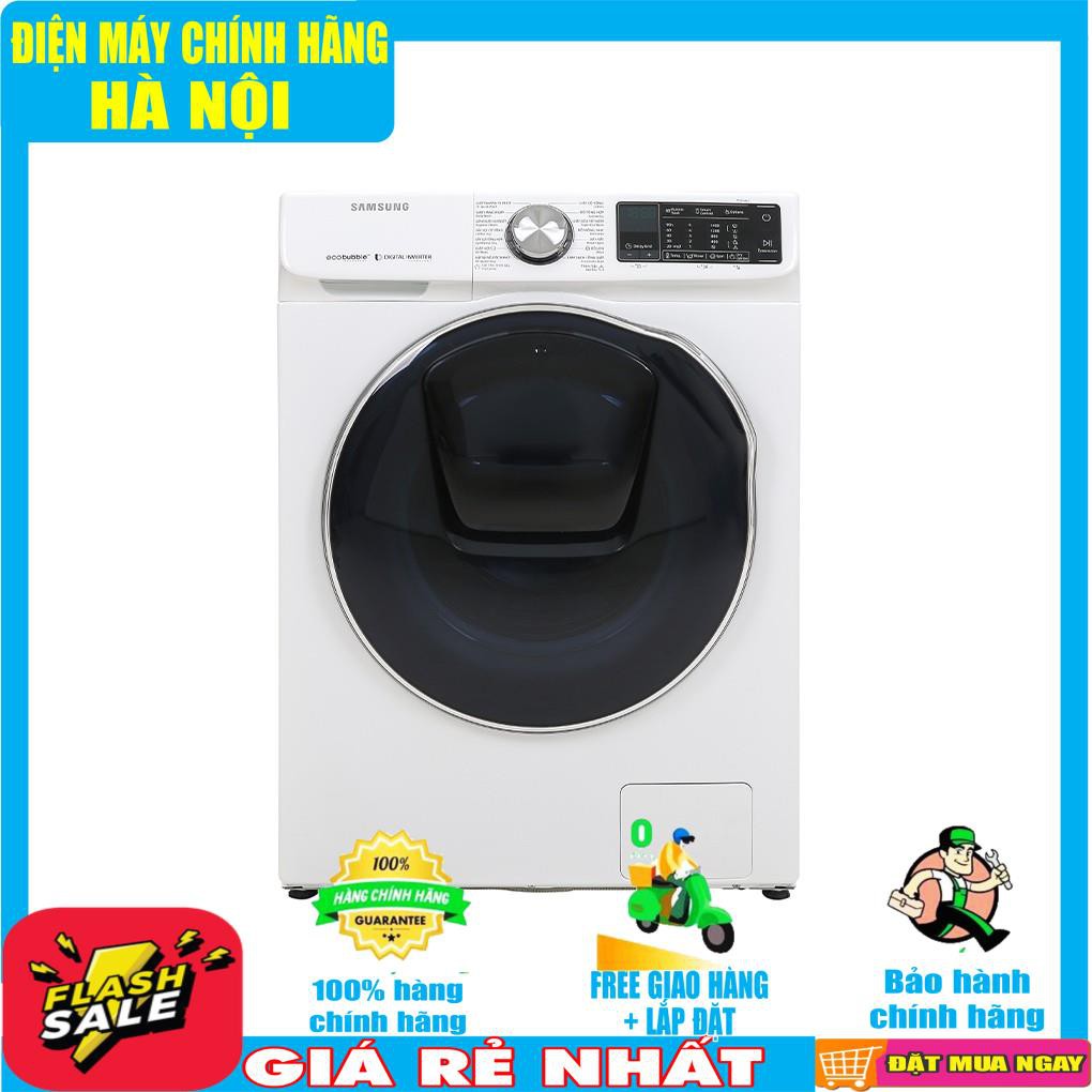 Máy giặt Samsung cửa ngang 10,5 kg giặt , 7 kg sấy ( trắng ) WD10N64FR2W/SV