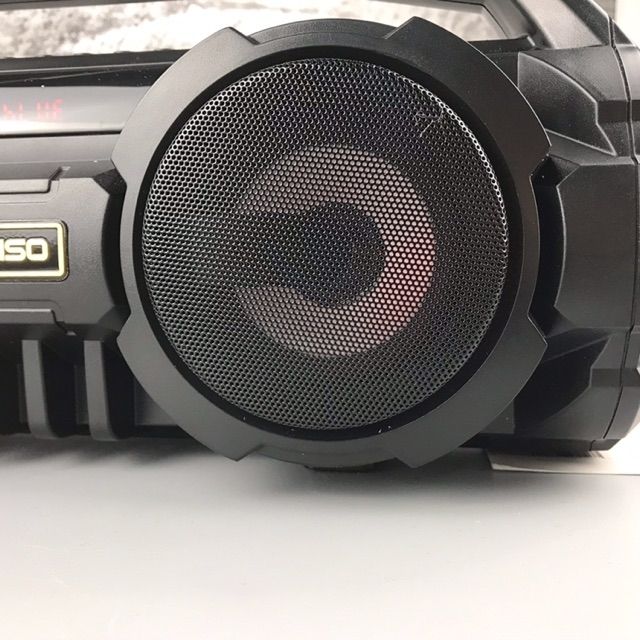 Loa Bluetooth Karaoke Xách Tay KM-S1 (Đen) Tặng Kèm 1 Mic Hát Có Dây Cắm Trực Tiếp