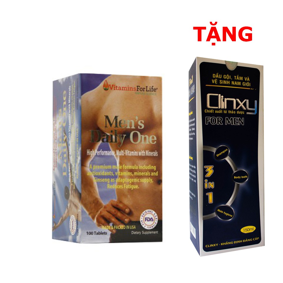 ✅ [CHÍNH HÃNG] Viên uống Mens Daily One 60 Viên - Bổ Sung Vitamin Thiết Yếu Cho Nam Giới