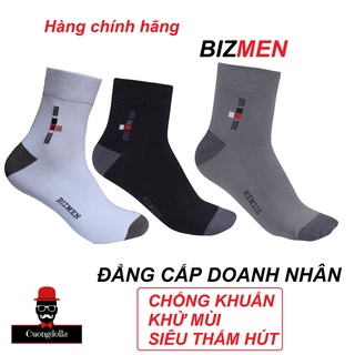 Tất nam thời trang cổ trung Bizmen chống mùi - BO01