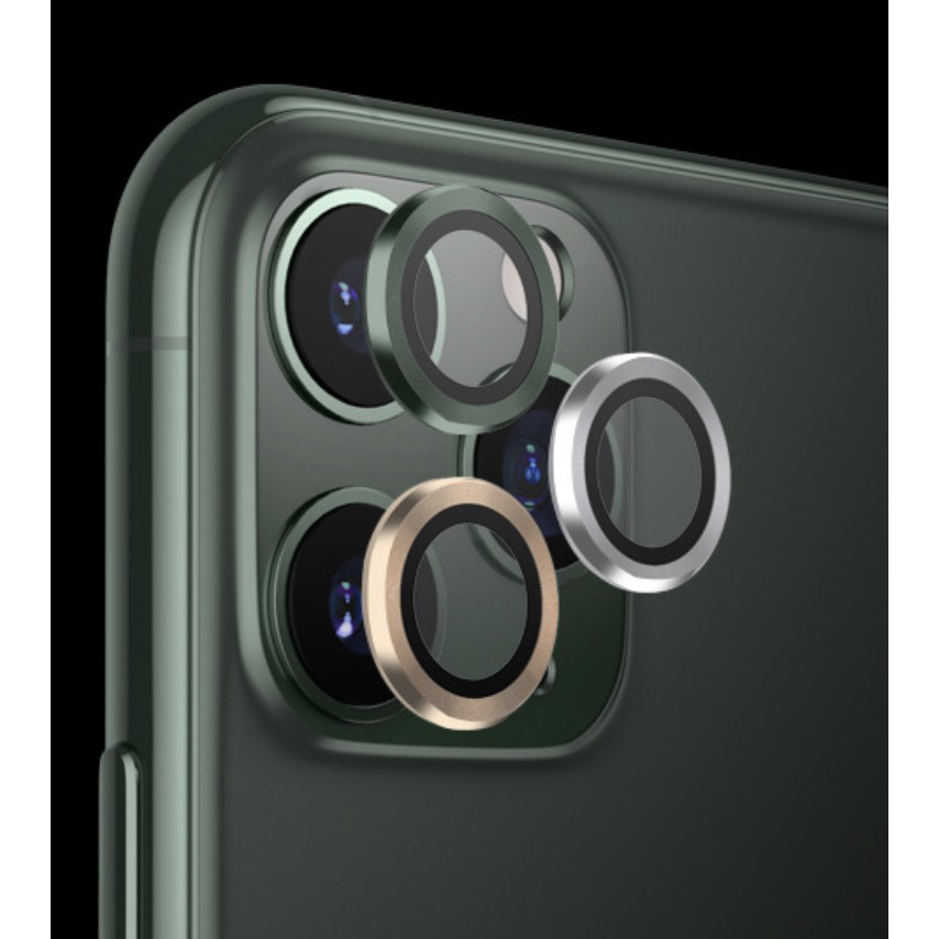 Bộ chụp viền kèm kính cho camera iphone 13,13promax, 12promax,12pro,12,12mini,11promax,11pro,11