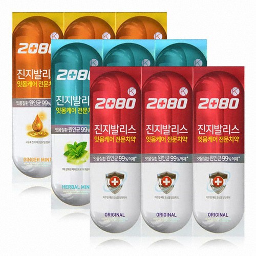 Kem đánh răng 2080 K Gingivalis Toothpaste Hàn Quốc 120gr