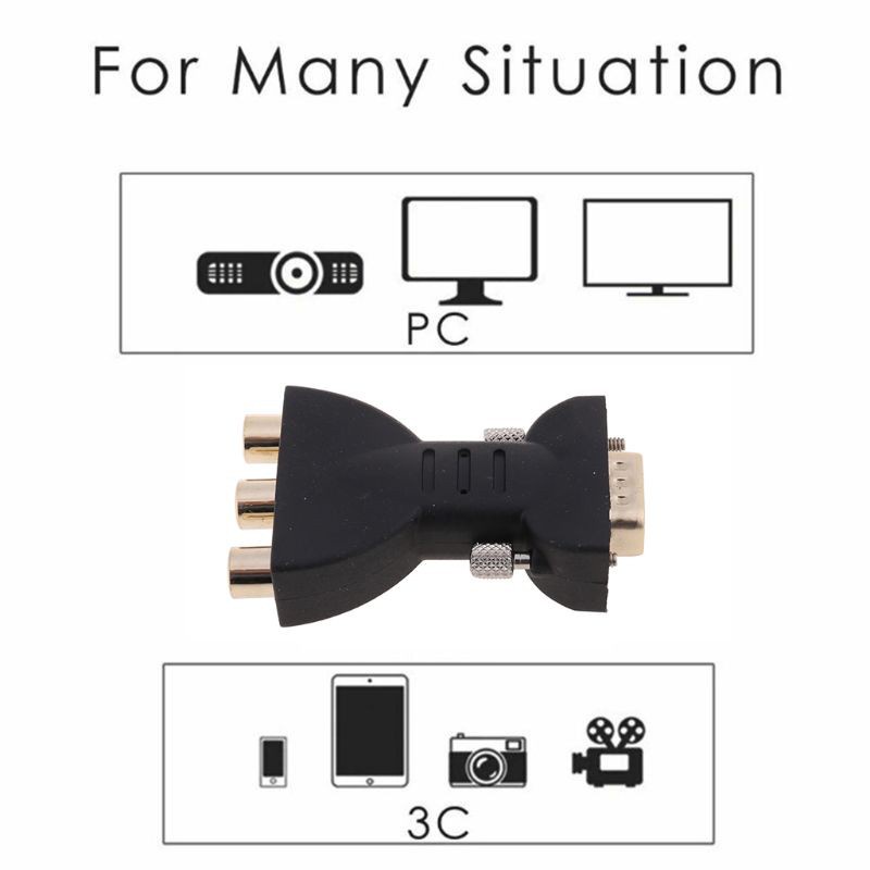 Đầu Chuyển Đổi VGA Sang AV 3RCA Cho DVD TV | BigBuy360 - bigbuy360.vn