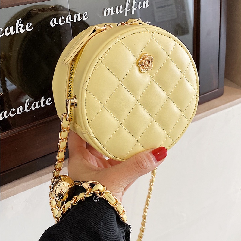 Túi Đeo Vai Mini Hình Tròn 2022 Thời Trang Cho Nữ