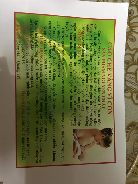 1 lá cao chè vằng sẻ quảng trị nguyên chất