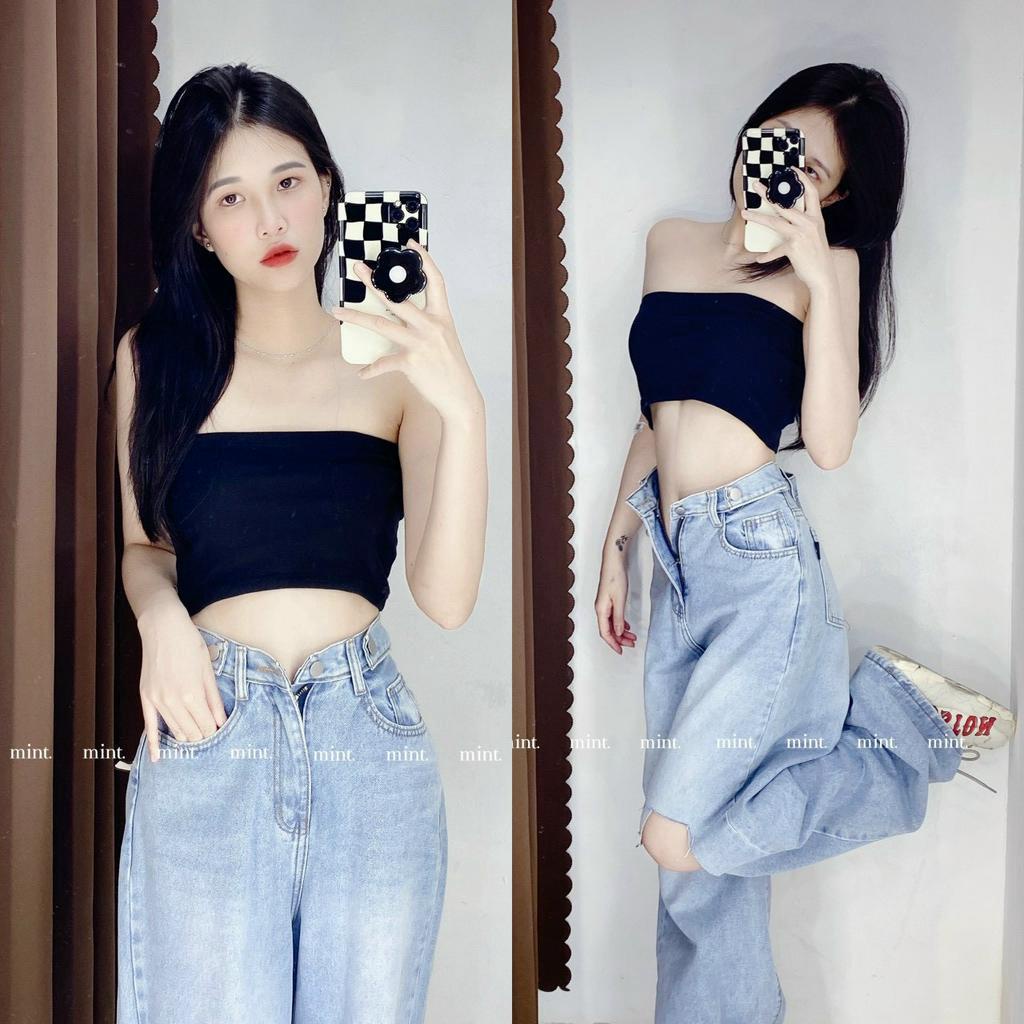 Áo ống trơn bozip ảnh thật