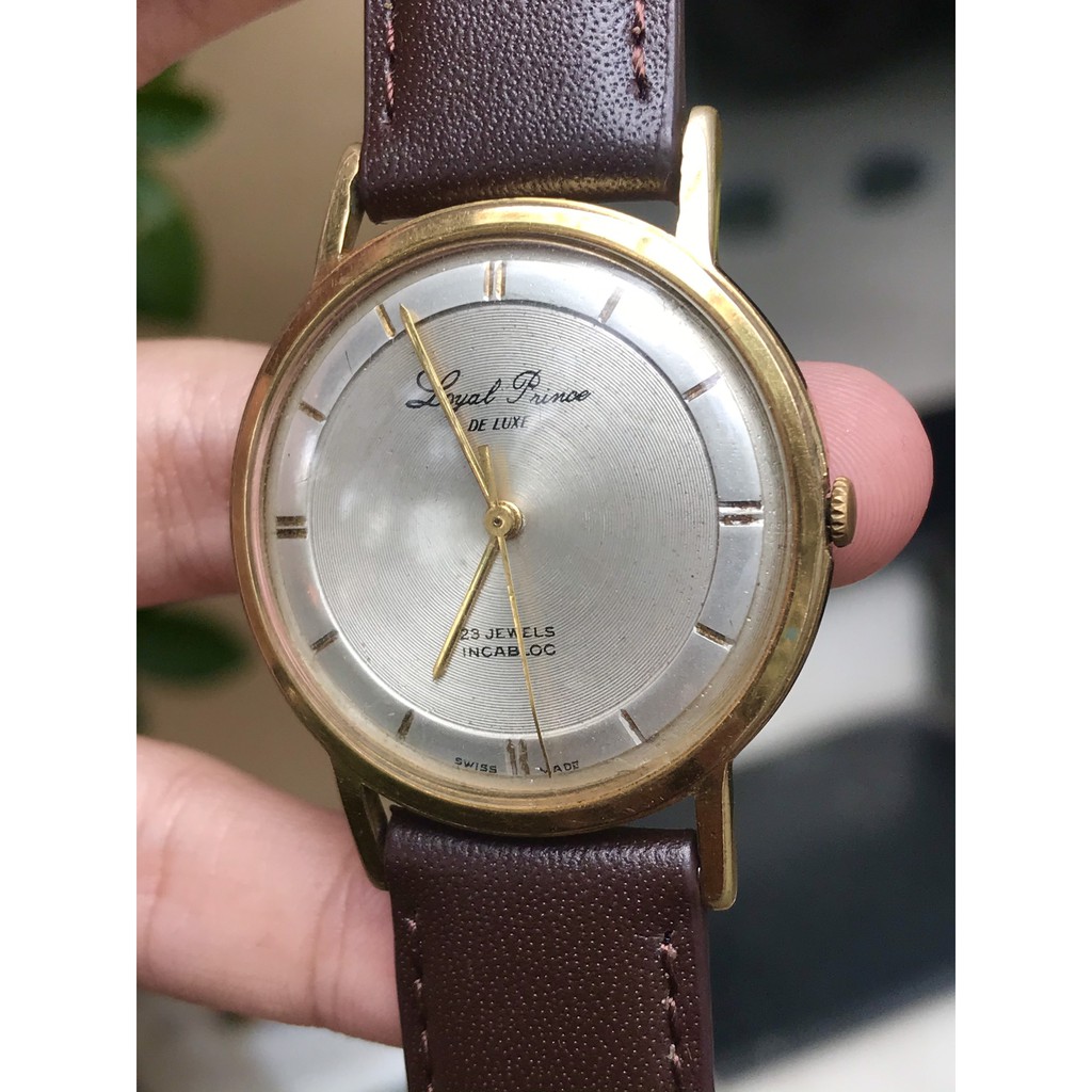 Đồng hồ nam LOYAL PRINCE DELUXE , cơ lên cót tay, 23Jewels, THỤY SỸ - CHÍNH HÃNG