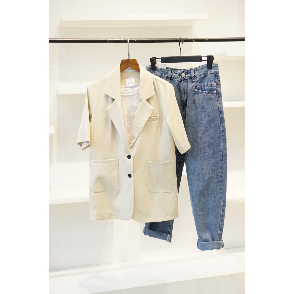 Áo Blazer Ngắn Tay 081 | BigBuy360 - bigbuy360.vn