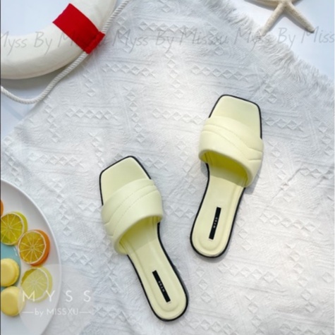 Dép nữ quai ngang chỉ giữa 1cm thời trang MYSS - DE94