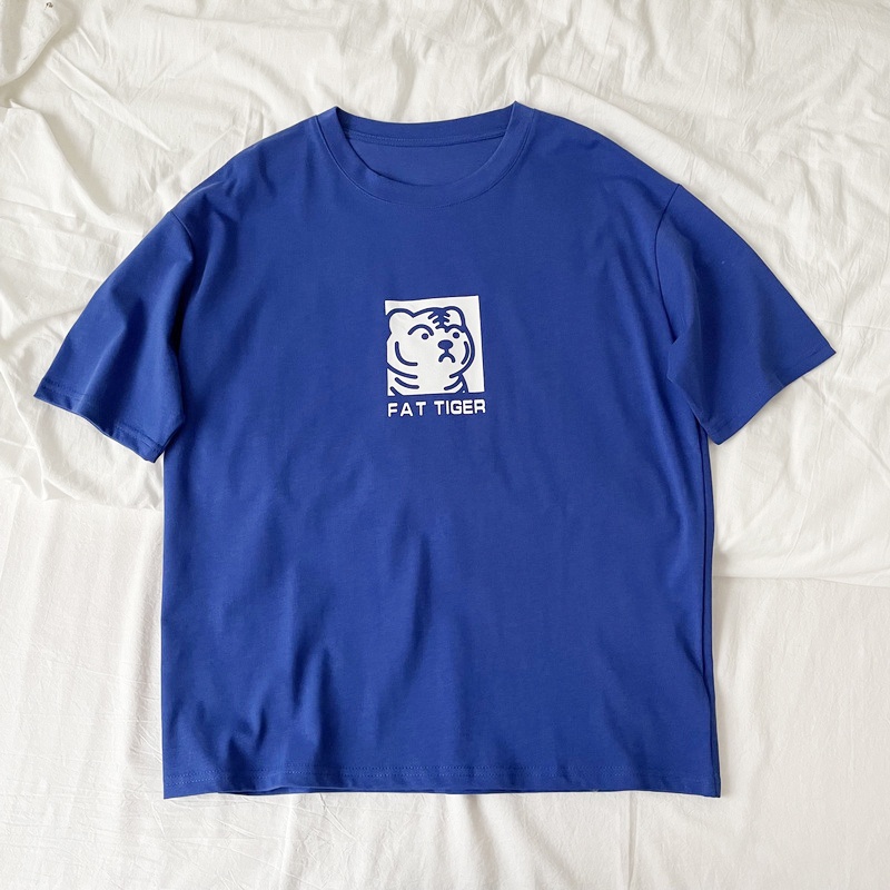Áo thun HIIXIIVI 100% cotton tay ngắn cổ tròn in hình phong cách Hàn Quốc thời trang mùa hè 2022 cho nữ
