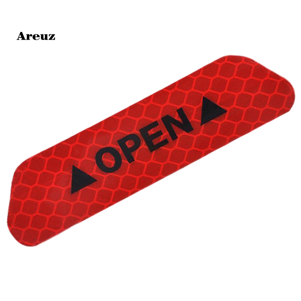 Bộ 4 Miếng Dán Phản Quang Tự Dính Trang Trí Cửa Xe Hơi