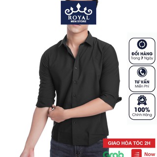 Áo sơ mi nam đep lụa trắng cao cấp Hamino thời trang Hàn Quốc không nhăn mềm mại đen trắng A1