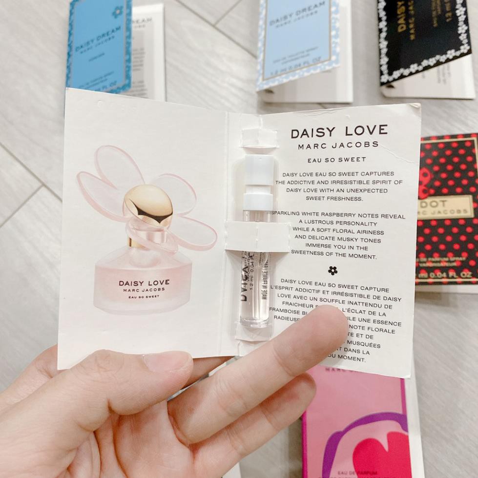 Vial Nước Marc Jacobs Daisy Dream - Lola - Decadence - Dot - Daisy Love Minisize 1.2ml