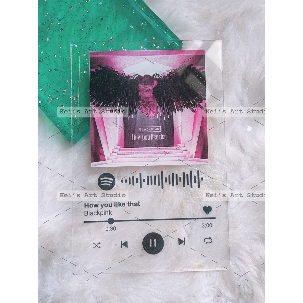 KHUNG ẢNH TRONG SUỐT SPOTIFY BLACKPINK : Pink venom, Lisa - Lalisa; Rosé - Gone; On the ground; Jennie Solo