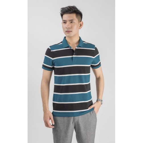 (SALE 50%) Áo polo ARISTINO APS017S9 kẻ ngang, form slim, Tag 595K