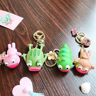 [ CÓ SẴN ] MÓC KHÓA THÚ MÔI DÀY MẶT THỘN <3